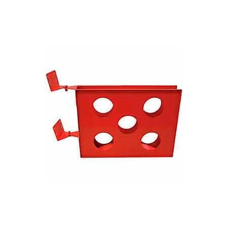 Moon American Heavy Duty Hump Fire Hose Rack - 1-1/2 In. Diameter - 200 Ft Capacity - Steel 1421-5